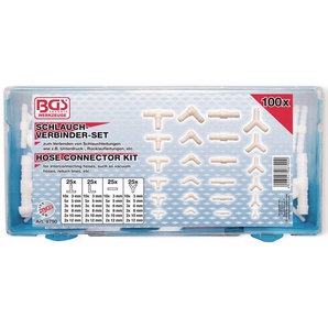 BGS TECHNIC Schlauch-Verbinder-Sortiment 100tlg. 8790