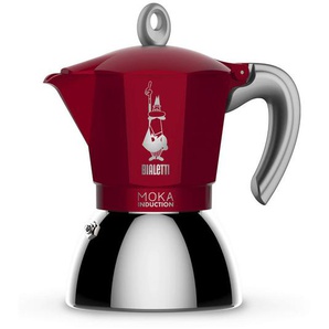 Bialetti Espressokocher, Rot, Metall, 11.5x17.5x14 cm, Kaffee & Tee, Tee- & Kaffeezubereitung, Kaffeebereiter
