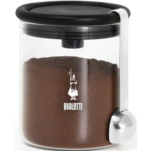 Kaffeedose BIALETTI Lebensmittelaufbewahrungsbehälter schwarz (transparent, schwarz) Kaffeedosen, Teedosen Keksdosen für Kaffee, Inhalt: 250 g