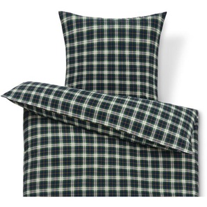 Biber-Bettwäsche, grün, Übergröße