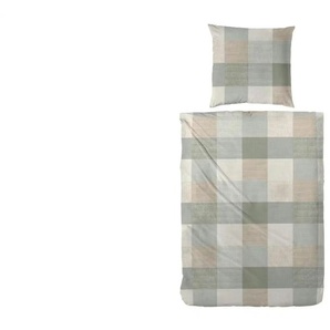 Biber Bettwäsche-Set - grün - Materialmix - 155 cm - 1 cm | Möbel Kraft