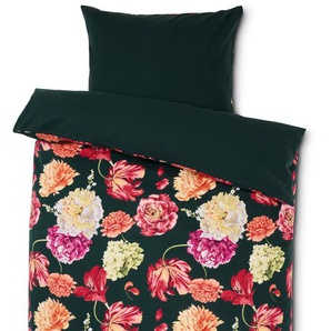 Biber-Bettwäsche, Übergröße, grün