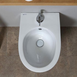 Bidet Sospeso In Ceramica Bianca Tuckett