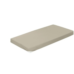 Bierbaum Jersey Spannbetttuch | braun | 100 cm | 1 cm |