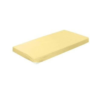 Bierbaum Jersey Spannbetttuch | gelb | 190 cm | 1 cm |