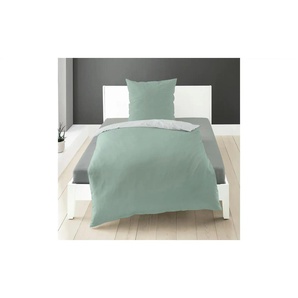 Bierbaum Renforce Bettwäsche | grün | 155 cm | 1 cm |