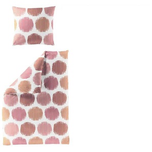 Bierbaum Seersucker Bettwäsche - orange - Materialmix - 135 cm - 1 cm | Möbel Kraft