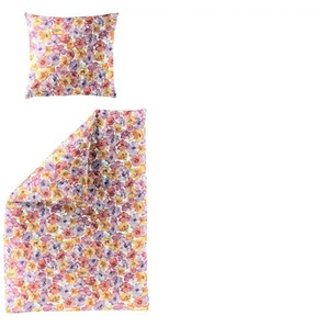 Bierbaum Seersucker Bettwäsche - rot - Materialmix - 135 cm - 1 cm | Möbel Kraft