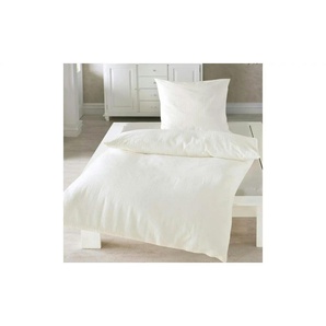 Bierbaum Seersucker Bettwäsche - weiß - Materialmix - 200 cm - 1 cm | Möbel Kraft