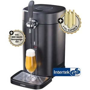 Bierzapfanlage Bier Maxx, Schwarz, Silber, Kunststoff, 41x52.6x26.4 cm, Küchengeräte, Sonstige Küchengeräte