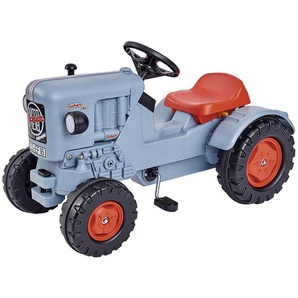 BIG Kindertraktor BIG Eicher Diesel ED 16, Blau, Rot, Schwarz, Kunststoff, 80x40x46 cm, Spielzeug, Kinderspielzeug, Laufräder & Rutschfahrzeuge