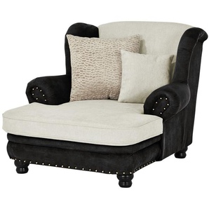 Big Ohrensessel  Charlene ¦ beige ¦ Maße (cm): B: 125 H: 100 T: 140.0