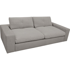 Big-Sofa ALINA Sandy Sofas Gr. B/H/T: 265 cm x 84 cm x 123 cm, Chenille EQE, grau (hellgrau eqe 29) XXL Sofas