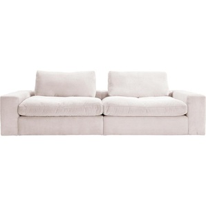 Big-Sofa ALINA Sandy Sofas Gr. B/T: 266 cm x 123 cm, Cord GCT, grau (hellgrau gct 9) XXL Sofas