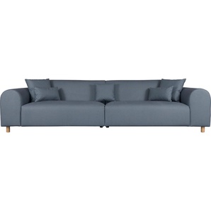 Big-Sofa ANDAS Svennis Sofas Gr. B/H/T: 314 cm x 83 cm x 98 cm, Filzoptik, blau (hellblau) XXL Sofas
