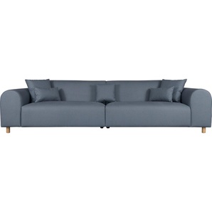 Big-Sofa ANDAS Svennis Sofas Gr. B/H/T: 314 cm x 83 cm x 98 cm, Filzoptik, blau (hellblau) XXL Sofas in 2 Bezugsqualitäten, BTH: 3149883 cm