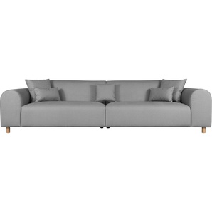 Big-Sofa ANDAS Svennis Sofas Gr. B/H/T: 314 cm x 83 cm x 98 cm, Filzoptik, grau (hellgrau) XXL Sofas in 2 Bezugsqualitäten, BTH: 3149883 cm