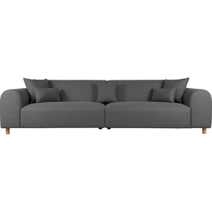 Big-Sofa ANDAS Svennis Sofas Gr. B/H/T: 314 cm x 83 cm x 98 cm, Struktur, grau XXL Sofas