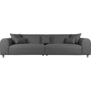 Big-Sofa ANDAS Svennis Sofas Gr. B/H/T: 314 cm x 83 cm x 98 cm, Struktur, grau XXL Sofas in 2 Bezugsqualitäten, BTH: 3149883 cm