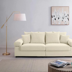 Big-Sofa ATLANTIC HOME COLLECTION Bjoern Sofas Gr. B/H/T: 233 cm x 88 cm x 111 cm, Cord, beige (creme) XXL Sofas