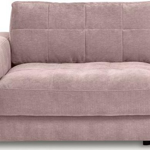 Big-Sofa BETYPE Be Comfy Sofas Gr. B/H/T: 264 cm x 84 cm x 111 cm, Breitcord, 264 cm x 111 cm (B x T), ohne Sitztiefenverstellung, rosa (altrosa) XXL Sofas legerer Sitzkomfort, wahlweise mit manueller Sitztiefenverstellung