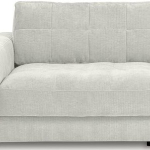 Big-Sofa BETYPE Be Comfy Sofas Gr. B/H/T: 264 cm x 84 cm x 111 cm, Breitcord, 264 cm x 111 cm (B x T), ohne Sitztiefenverstellung, weiß (snow white) XXL Sofas legerer Sitzkomfort, wahlweise mit manueller Sitztiefenverstellung