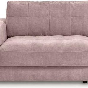 Big-Sofa BETYPE Be Comfy Sofas Gr. B/H/T: 264 cm x 84 cm x 126 cm, Breitcord, 264 cm x 126 cm (B x T), mit Sitztiefenverstellung, rosa (altrosa) XXL Sofas