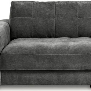 Big-Sofa BETYPE Be Comfy Sofas Gr. B/H/T: 264 cm x 84 cm x 126 cm, Breitcord, 264 cm x 126 cm (B x T), ohne Sitztiefenverstellung, schwarz (jet black) XXL Sofas