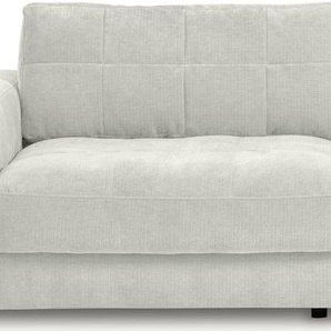 Big-Sofa BETYPE Be Comfy Sofas Gr. B/H/T: 264 cm x 84 cm x 126 cm, Breitcord, 264 cm x 126 cm (B x T), ohne Sitztiefenverstellung, weiß (snow white) XXL Sofas