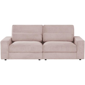 Big Sofa  Branna ¦ rosa/pink ¦ Maße (cm): B: 232 H: 88 T: 120.0