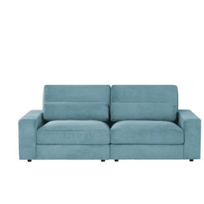 Big Sofa  Branna ¦ türkis/petrol ¦ Maße (cm): B: 232 H: 88 T: 120.0