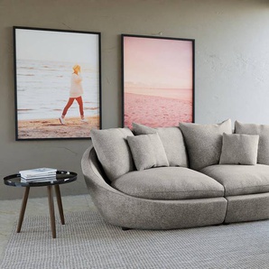 Big-Sofa CARTAYA Grau Webstoff Gilah 237cm Skandi