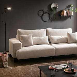 Big-Sofa EXXPO - SOFA FASHION Big Ayo Sofas Gr. B/H/T: 254 cm x 89 cm x 109 cm, Cord, beige XXL Sofas