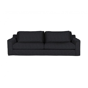 Big-Sofa FURNINOVA Grande Double Day LC Sofas Gr. B/H/T: 236 cm x 84 cm x 105 cm, Struktur grob, blau (blue) XXL Sofas abnehmbarer Hussenbezug, im skandinavischen Design, Breite 236 cm