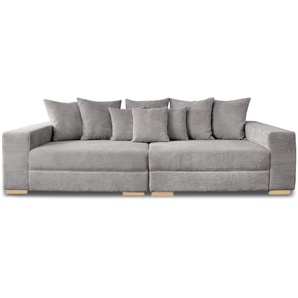 Big-Sofa GEPADE Adrian Sofas Gr. B/H/T: 275 cm x 93 cm x 100 cm, Cord, gleichschenklig, grau (hellgrau) XXL Sofas