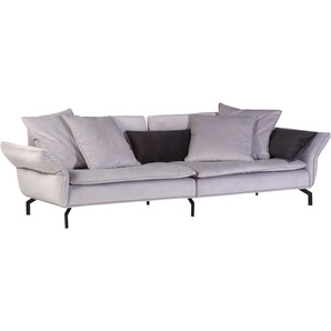 Big-Sofa GUTMANN FACTORY Sofas Gr. B/H/T: 300 cm x 87 cm x 109 cm, Samtoptik, grau XXL Sofas