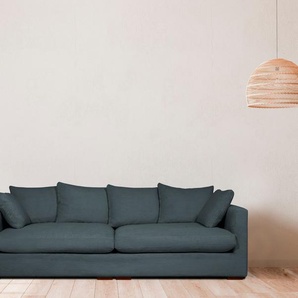 Big-Sofa HOME AFFAIRE Coray Sofas Gr. B/H/T: 266 cm x 80 cm x 113 cm, Cord, grau (grey) XXL Sofas