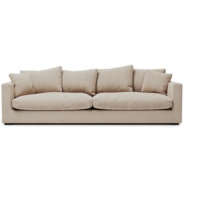 Big-Sofa HOME AFFAIRE Coray Sofas Gr. B/H/T: 266 cm x 80 cm x 113 cm, Struktur grob, beige (sand) XXL Sofas