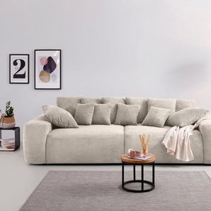 Big-Sofa HOME AFFAIRE Glamour Sofas Gr. B/H/T: 302 cm x 85 cm x 137 cm, Cord, beige (natur) XXL Sofas
