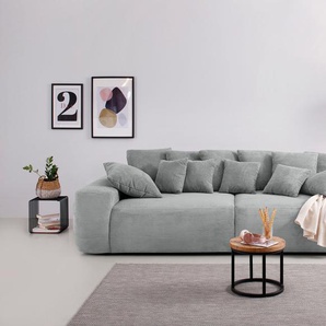 Big-Sofa HOME AFFAIRE Glamour Sofas Gr. B/H/T: 302 cm x 85 cm x 137 cm, Cord, weiß XXL Sofas