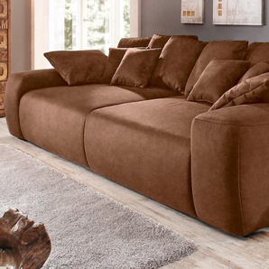 Big-Sofa HOME AFFAIRE Sundance Sofas Gr. B/H/T: 308 cm x 85 cm x 142 cm, Microfaser PRIMABELLE, braun (mocca) XXL Sofas