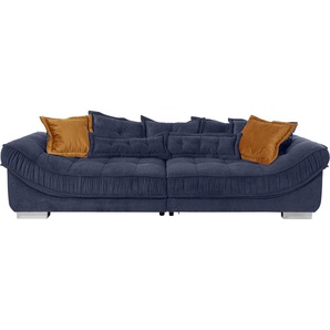 Big-Sofa INOSIGN Diwan Sofas Gr. B/H/T: 300 cm x 68 cm x 119 cm, Lu x us-Microfaser weich, blau (marine) XXL Sofas