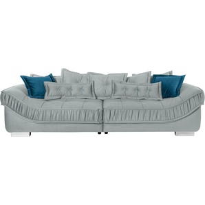 Big-Sofa INOSIGN Diwan Sofas Gr. B/H/T: 300 cm x 68 cm x 119 cm, Lu x us-Microfaser weich, grau (melange) XXL Sofas