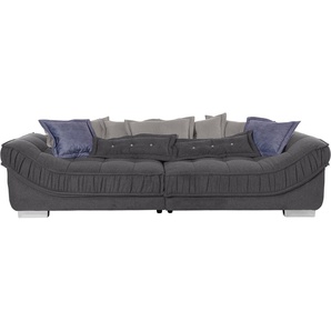 Big-Sofa INOSIGN Diwan Sofas Gr. B/H/T: 300 cm x 68 cm x 119 cm, Struktur weich, grau XXL Sofas