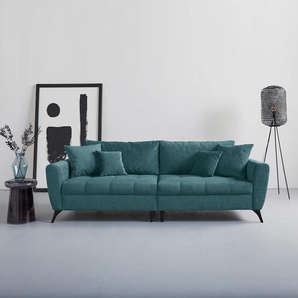 Big-Sofa INOSIGN Lörby Sofas Gr. B/H/T: 264 cm x 90 cm x 107 cm, Aqua Clean Pascha, Aqua Clean Pascha, blau (petrol) XXL Sofas