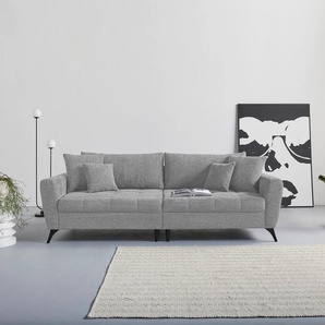 Big-Sofa INOSIGN Lörby Sofas Gr. B/H/T: 264 cm x 90 cm x 107 cm, Struktur weich, Struktur weich, grau (hellgrau) XXL Sofas