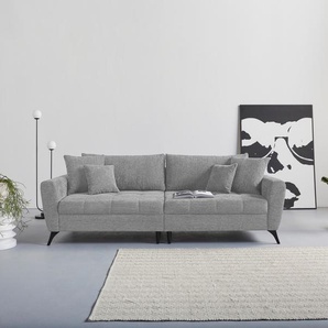 Big-Sofa INOSIGN Lörby Sofas Gr. B/H/T: 264 cm x 90 cm x 107 cm, Struktur weich, Struktur weich, grau (hellgrau) XXL Sofas Belastbarkeit bis 140kg pro Sitzplatz, auch mit Aqua clean-Bezug