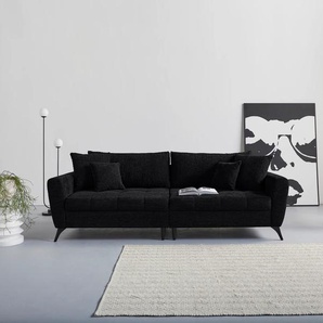 Big-Sofa INOSIGN Lörby Sofas Gr. B/H/T: 264 cm x 90 cm x 107 cm, Struktur weich, Struktur weich, schwarz XXL Sofas