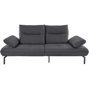 Big-Sofa INOSIGN Marino Sofas Gr. B/H/T: 226 cm x 96 cm x 107 cm, Struktur fein, Mit Armfunktion, Rückenfunktion und Sitztiefenverstellung, grün (mint) XXL Sofas Armteil- und Rückenverstellung, wahlweise mit Sitztiefenverstellung