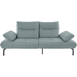 Big-Sofa INOSIGN Marino Sofas Gr. B/H/T: 226 cm x 96 cm x 107 cm, Struktur fein, Mit Armfunktion, Rückenfunktion und Sitztiefenverstellung, grau (stone) XXL Sofas